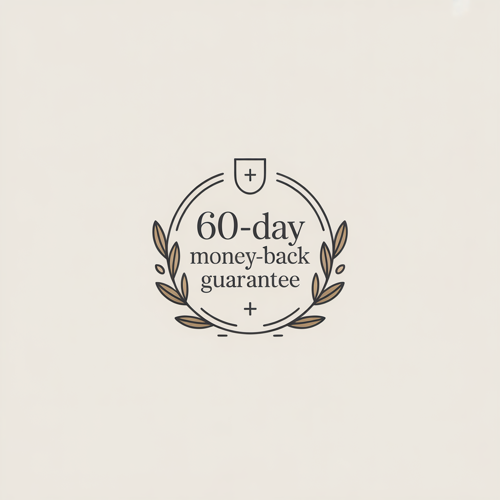 60-day money-back guarantee badge — Synevra UltraLift